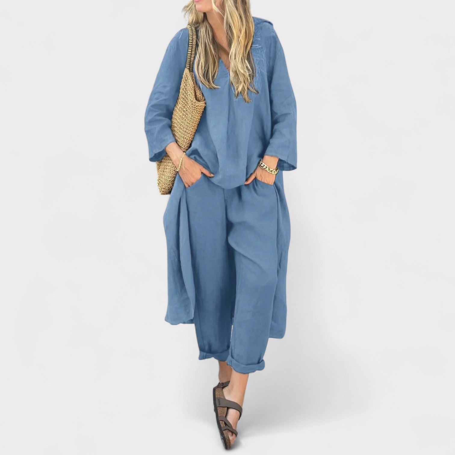 Solea | Linned Sæt til Stilfulde Dage