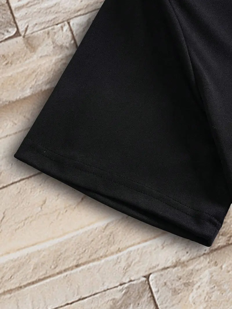 V-Hals T-shirt i Ren Bomuld