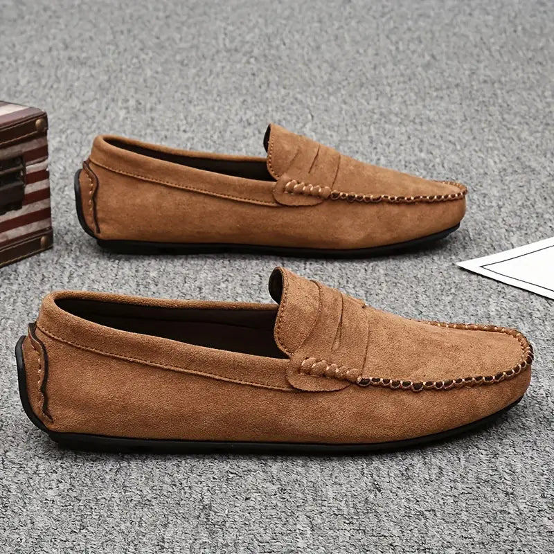 Noah | Afslappede loafers i ruskind