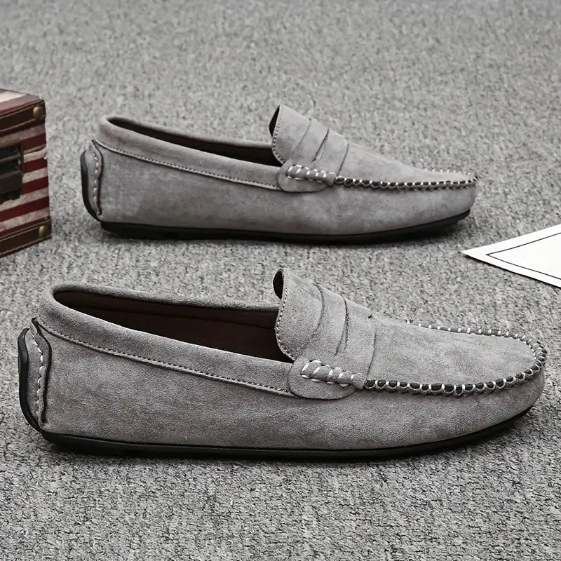 Noah | Afslappede loafers i ruskind