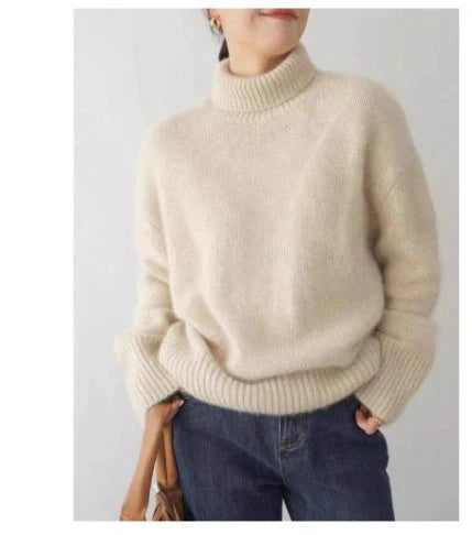 Greta | Vinterklar Cashmere Rullekrave Sweater