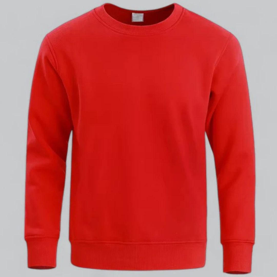Daniel | Klassisk crewneck sweater langærmet til mænd