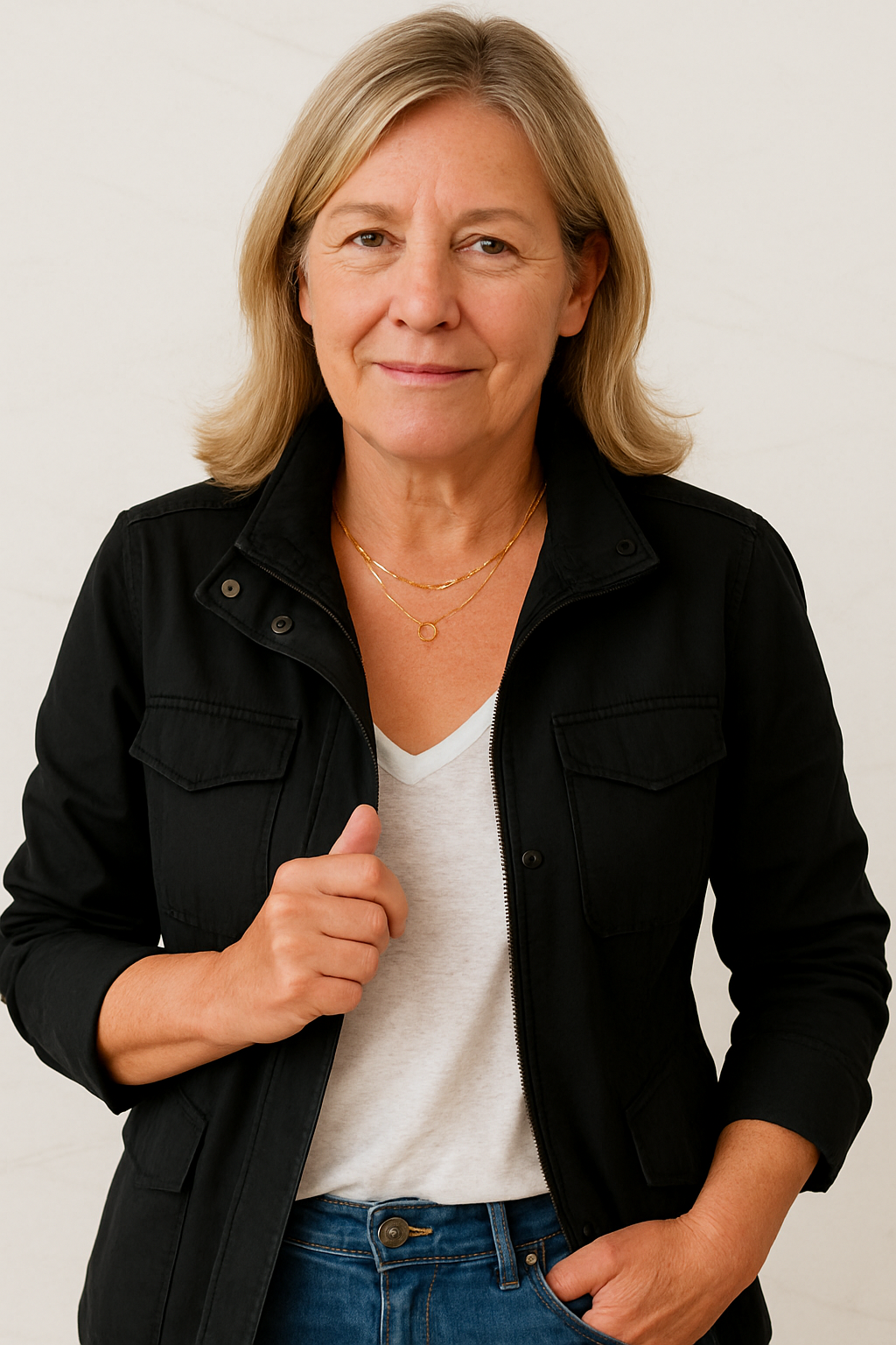 Diana™ | Stilfuld Casual Utility Jakke