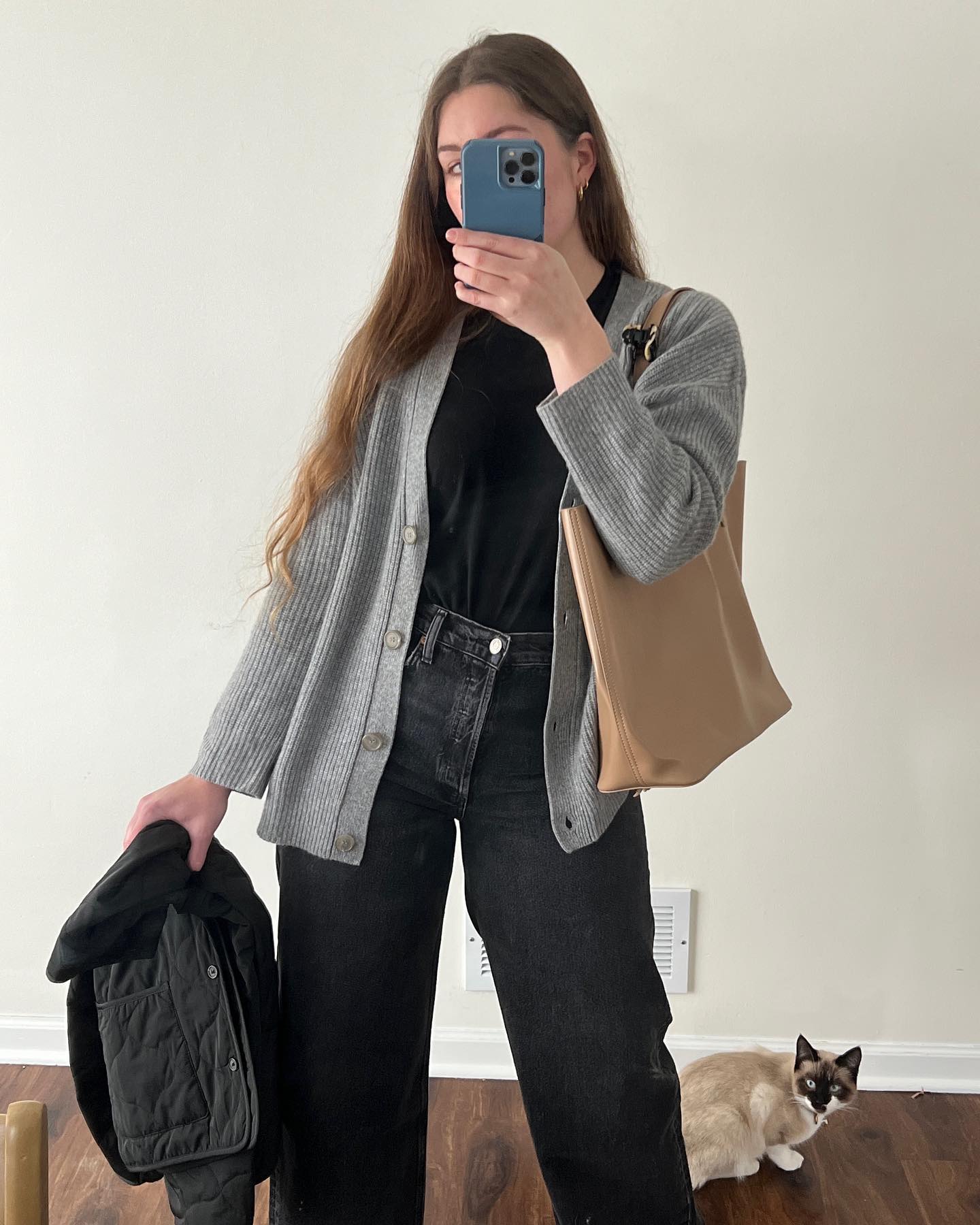 Martha | Kvinders Ribstrikket Cardigan med Knapper Plus Size