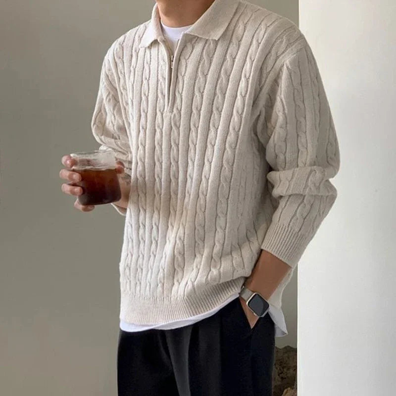 Jonas | Vintage strikket sweater til mænd