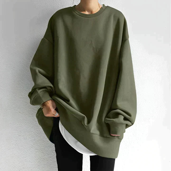 Andrea | Varm Vinter Oversize Pullover Sweater Til Kvinder