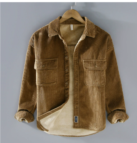 Jesper | Fløjlsjakke i varm stil til mænd