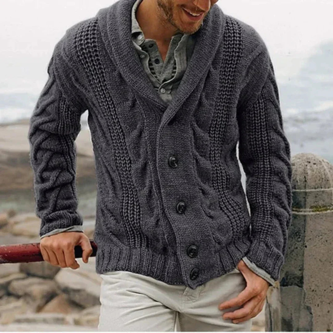 Simon | Elegant og varm cardigan til mænd