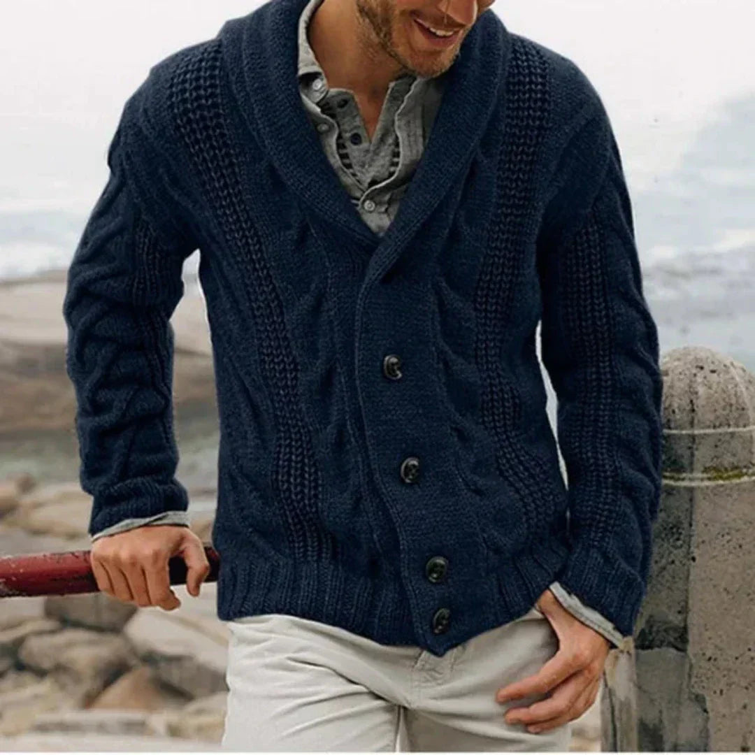 Simon | Elegant og varm cardigan til mænd