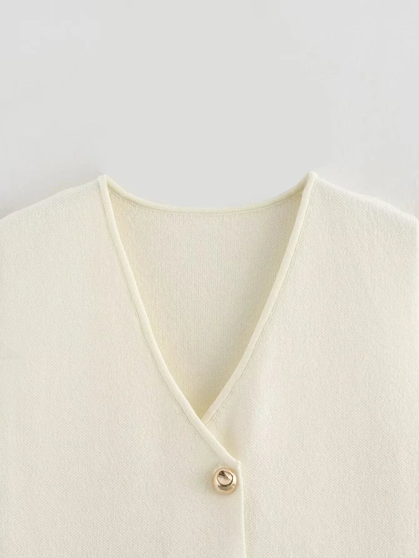 Josefine | Kvinders Ærmeløs Strikvest med Knapper