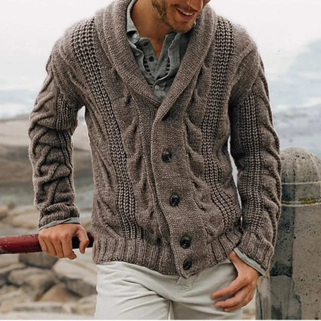 Simon | Elegant og varm cardigan til mænd