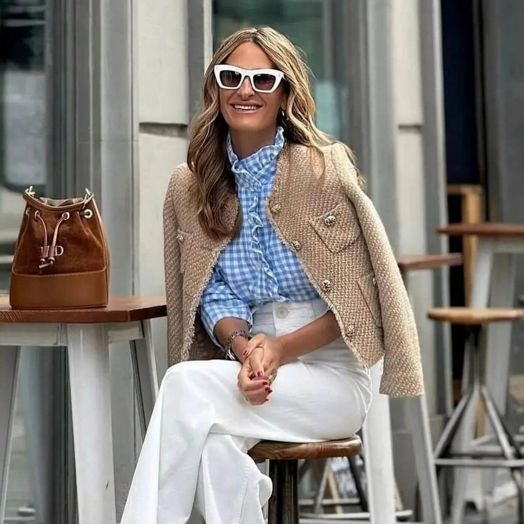 Ursula | Kort tweedjakke i klassisk snit