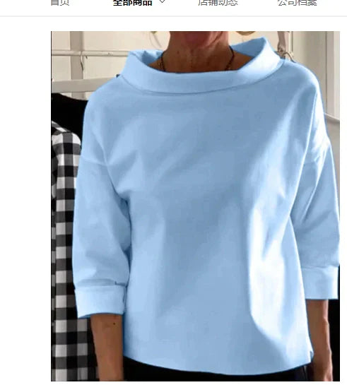 Højhalset trøje med elegant design