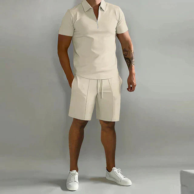 Eksklusivt Sommer Sæt med Polo og Shorts