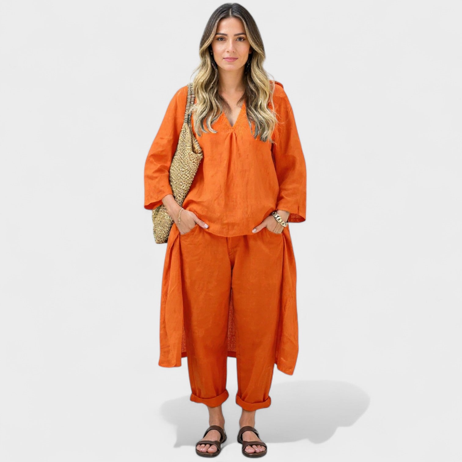 Solea | Linned Sæt til Stilfulde Dage