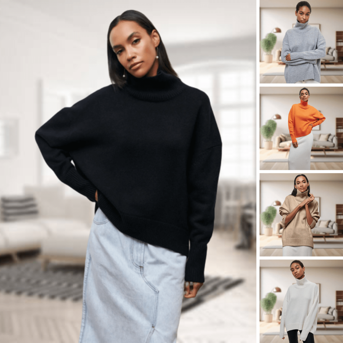 Inger | Vinterklar Kvinders Rullekrave Sweater