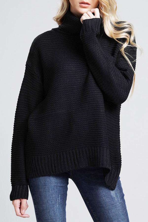 Astrid | Varm Vinter Rullekrave Sweater til Kvinder