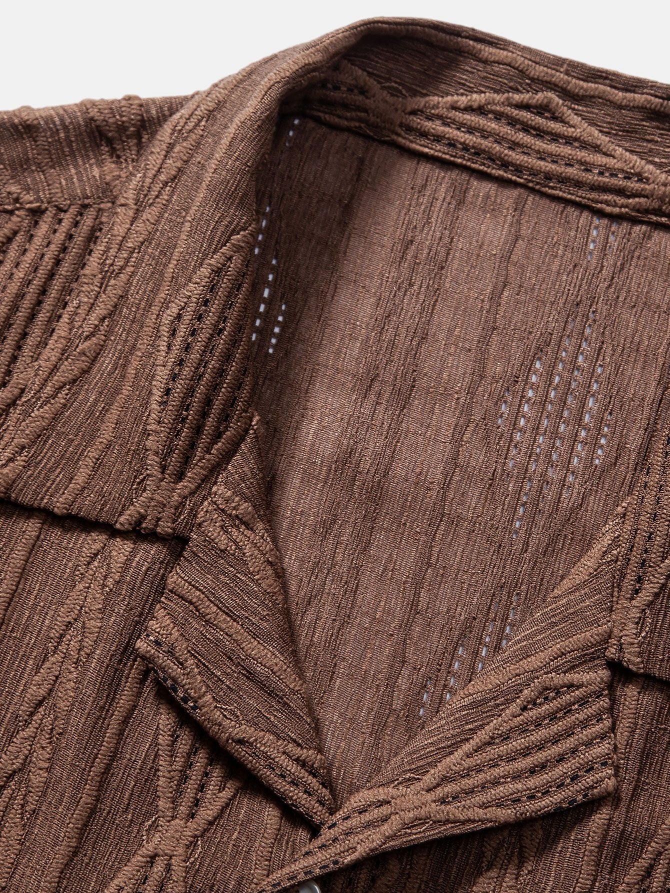 Mikkel | Casual Jacquard Skjorte med Struktur