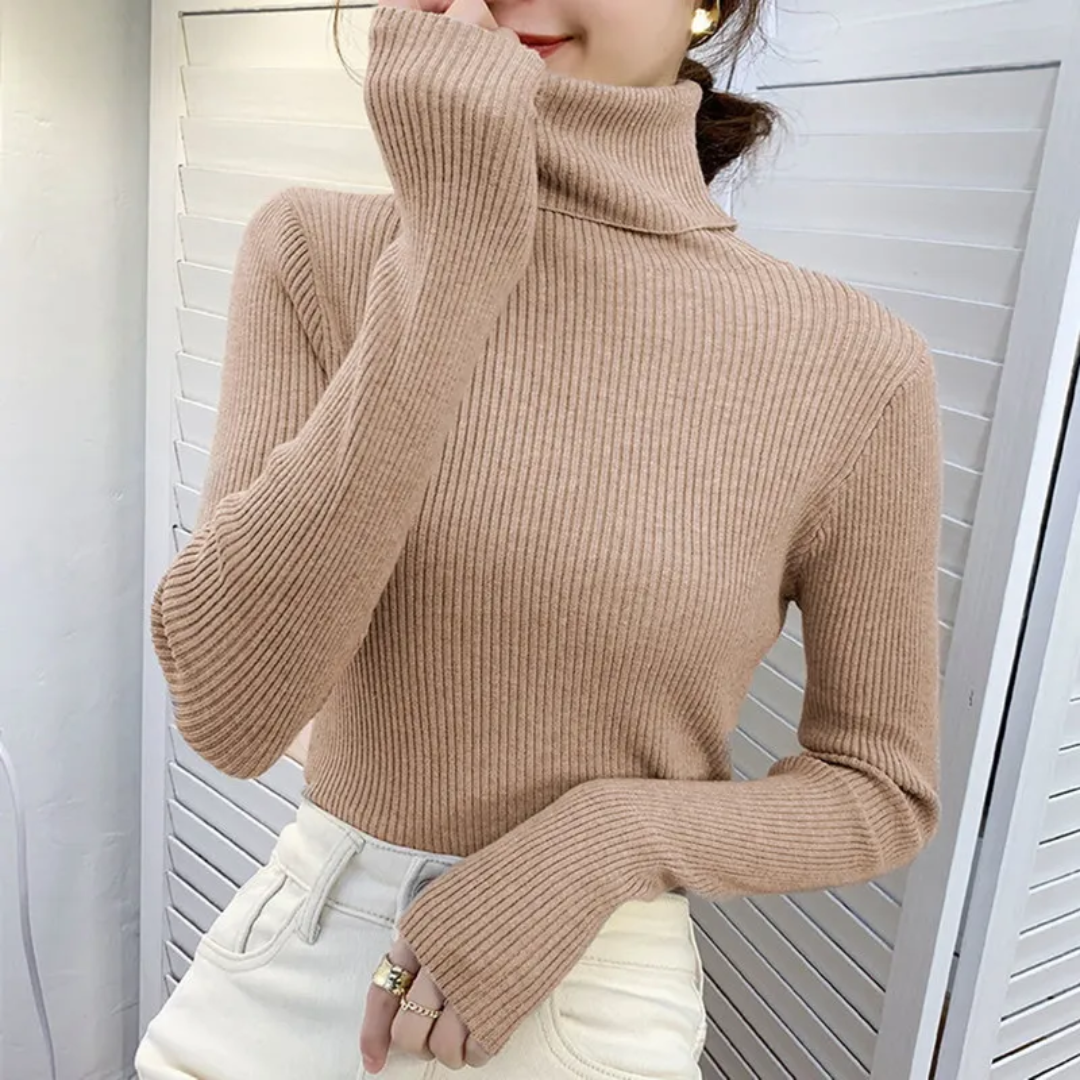 Tove | Vinterklar Cashmere Rullekrave Sweater