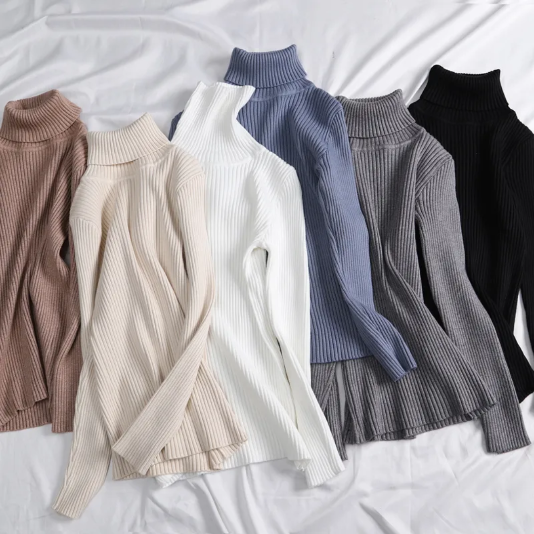 Tove | Vinterklar Cashmere Rullekrave Sweater