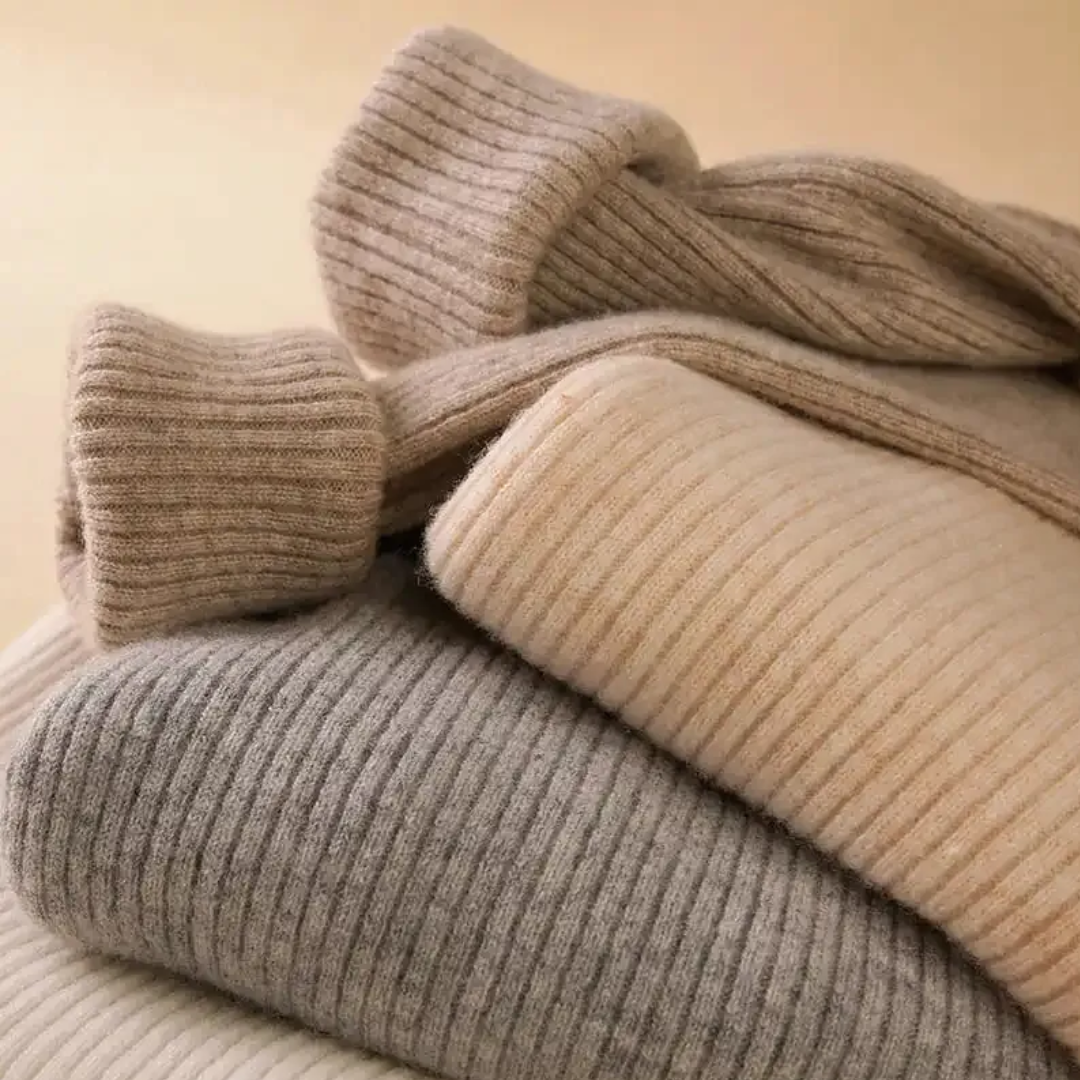 Tove | Vinterklar Cashmere Rullekrave Sweater