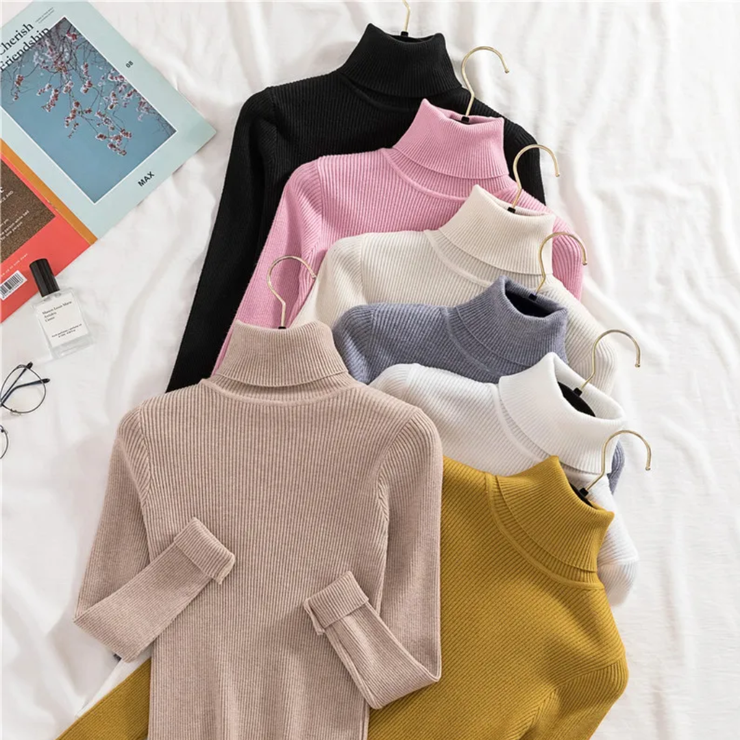 Tove | Vinterklar Cashmere Rullekrave Sweater