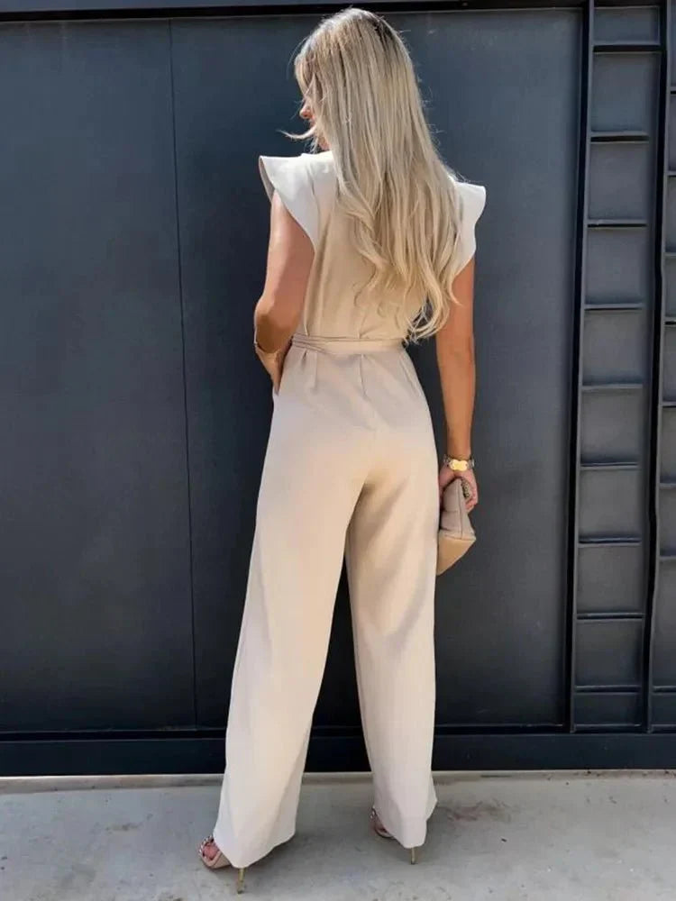 Nina | Elegant Jumpsuit med V-udskæring