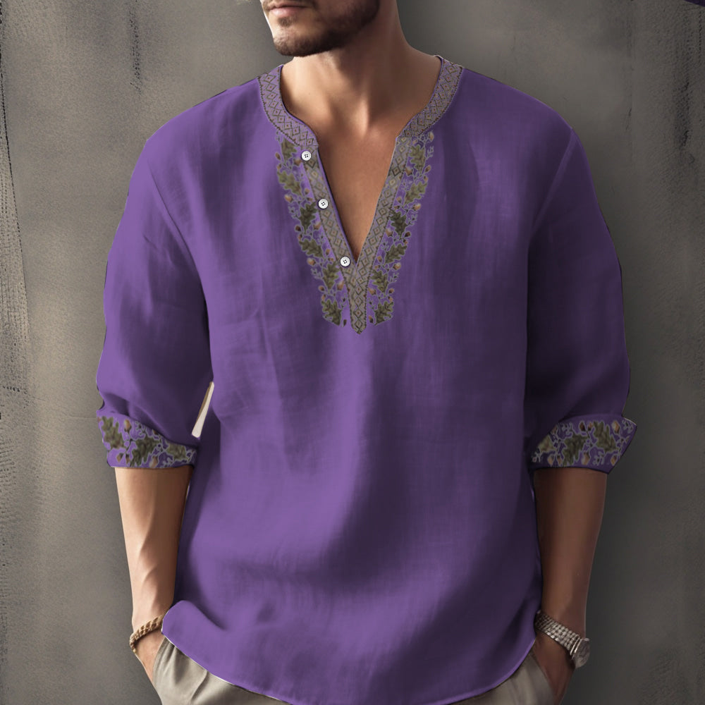 Hugo | Casual sommer skjorte med lange ærmer