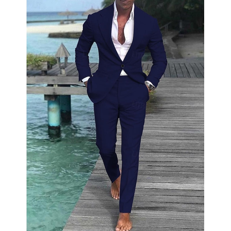 Herresæt med Blazer og Bukser