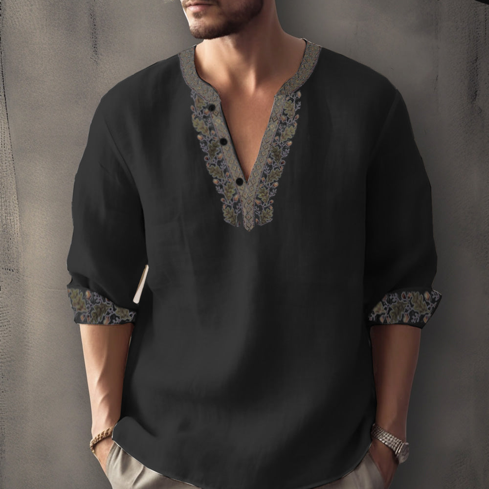 Hugo | Casual sommer skjorte med lange ærmer