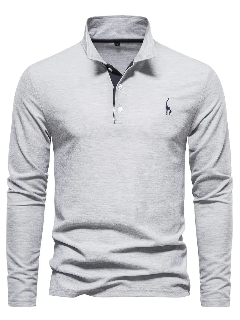 Hugo | Klassisk Langærmet Polo Skjorte