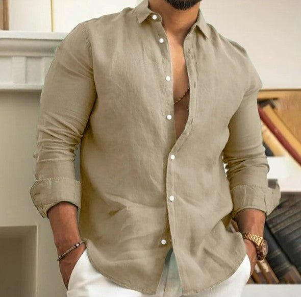 Noah | Herre Casual Linned Skjorte til Sommerdage