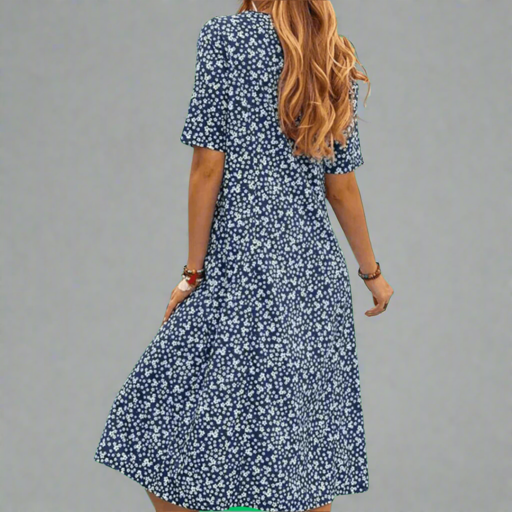 Paula | Elegant Blomsterkjole med Premium Følelse