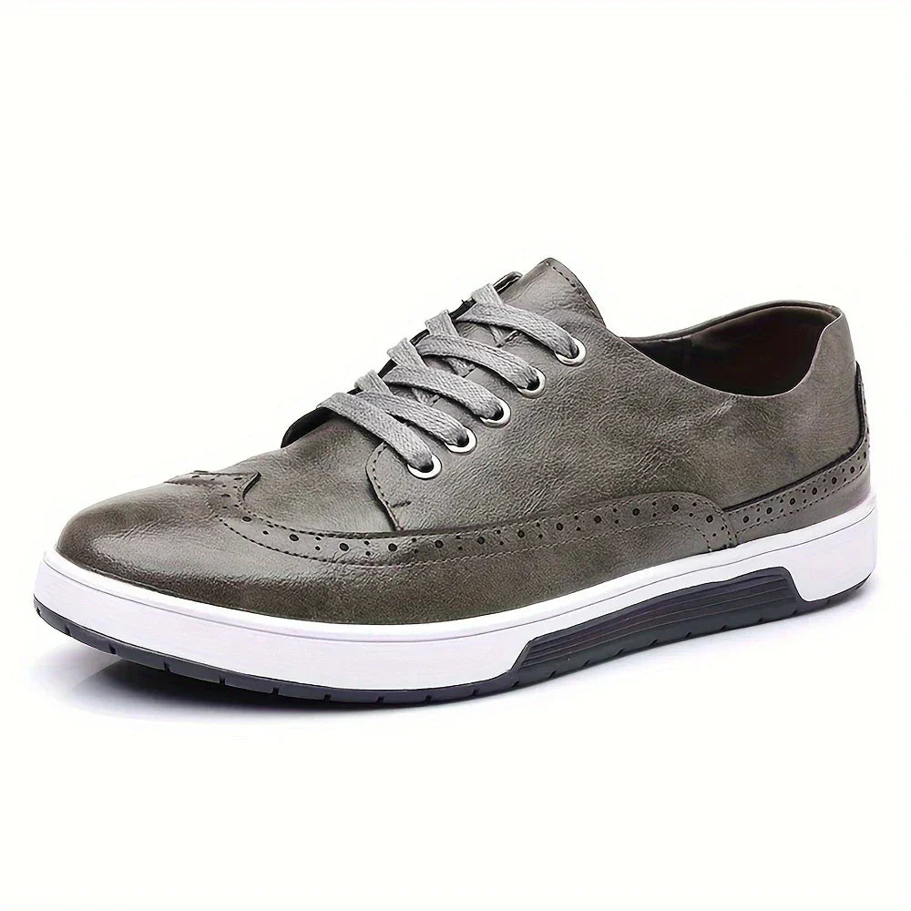 Afslappede lædersko til hverdagsbrug