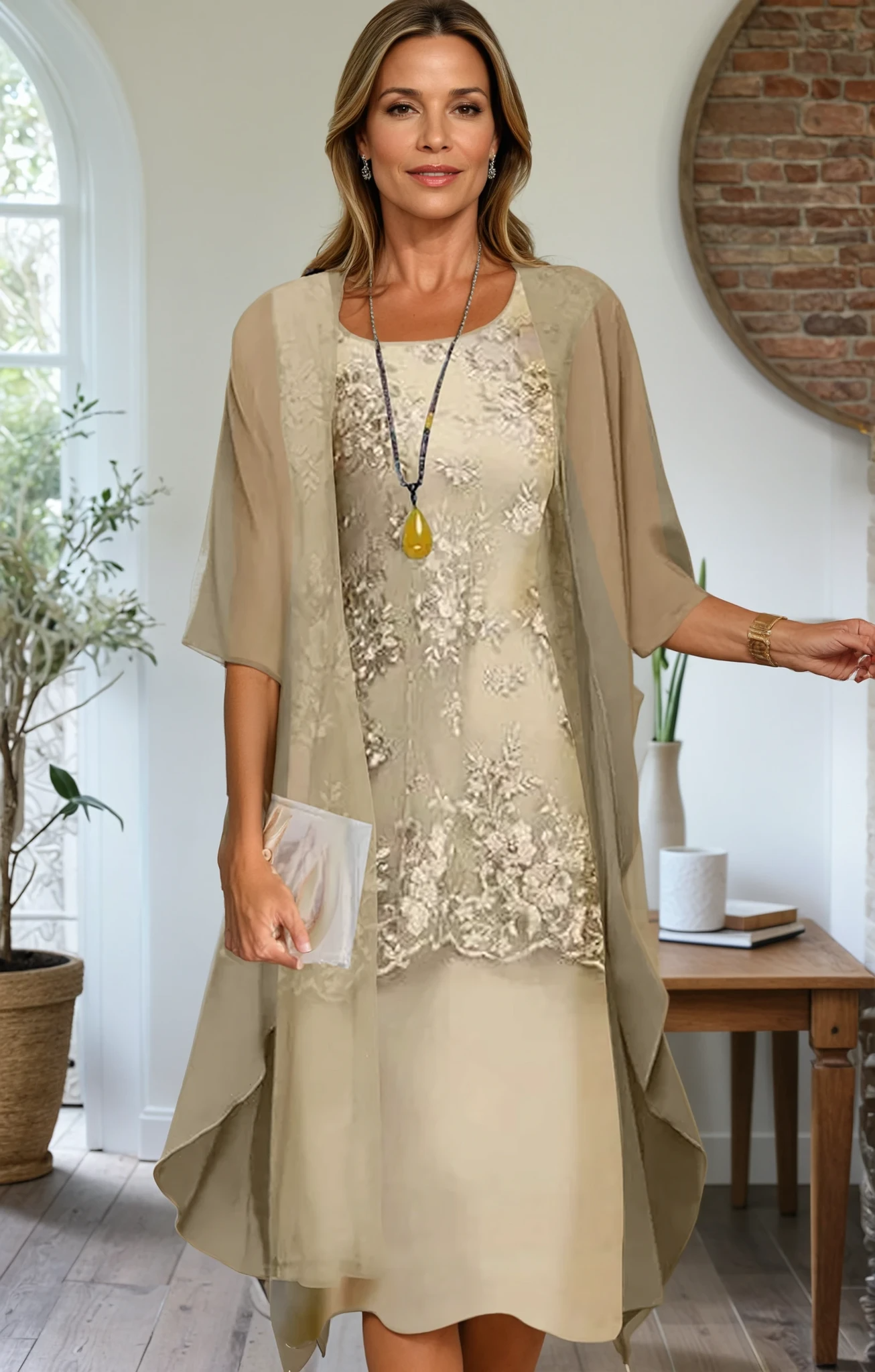 Karla | To-delt Sæt med V-hals