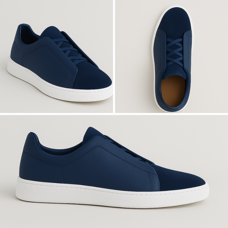 Eksklusive herresneakers med moderne design