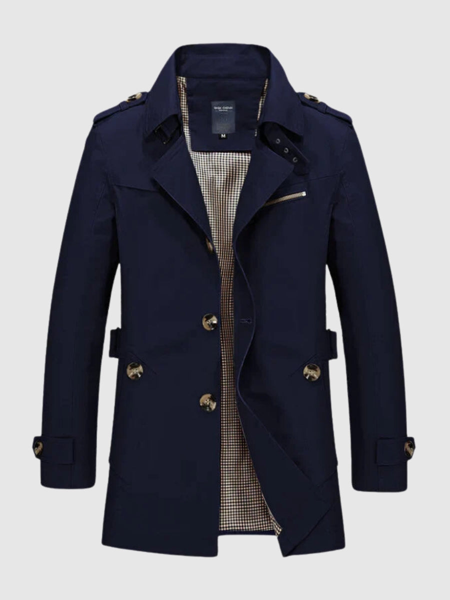 Daniel | Regnjakke i bomuld til mænd