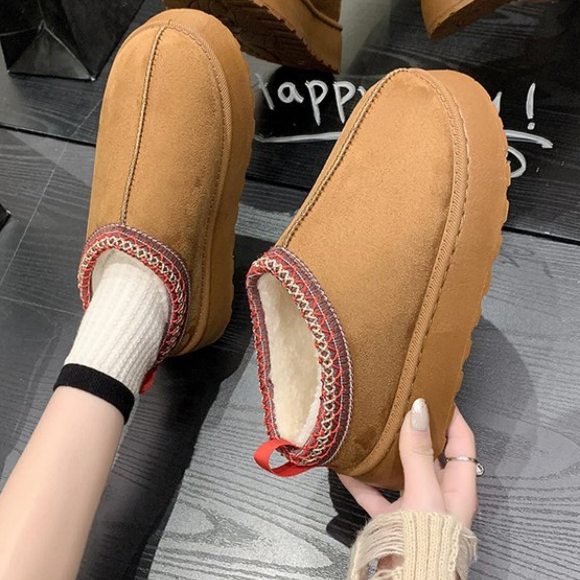 Ingrid | Vinterklare Chunky Sne Støvler til Kvinder