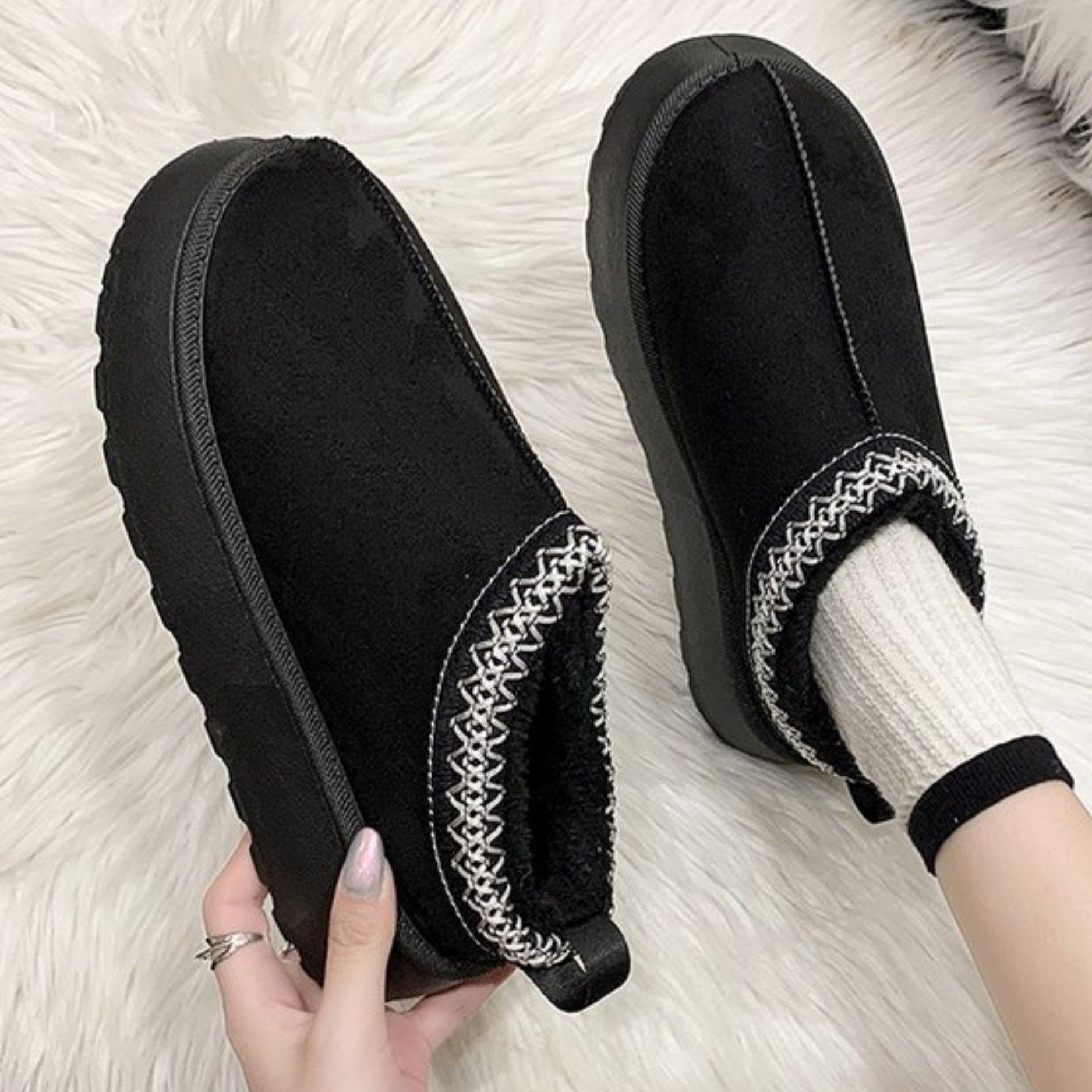 Ingrid | Vinterklare Chunky Sne Støvler til Kvinder