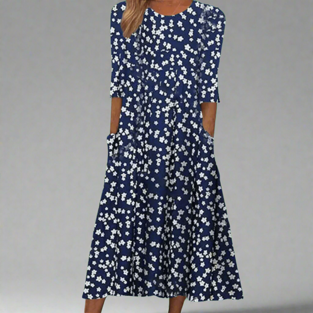 Paula | Elegant Blomsterkjole med Premium Følelse