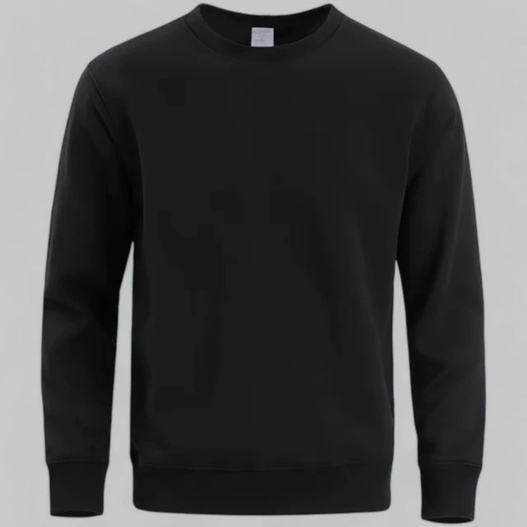 Daniel | Klassisk crewneck sweater langærmet til mænd