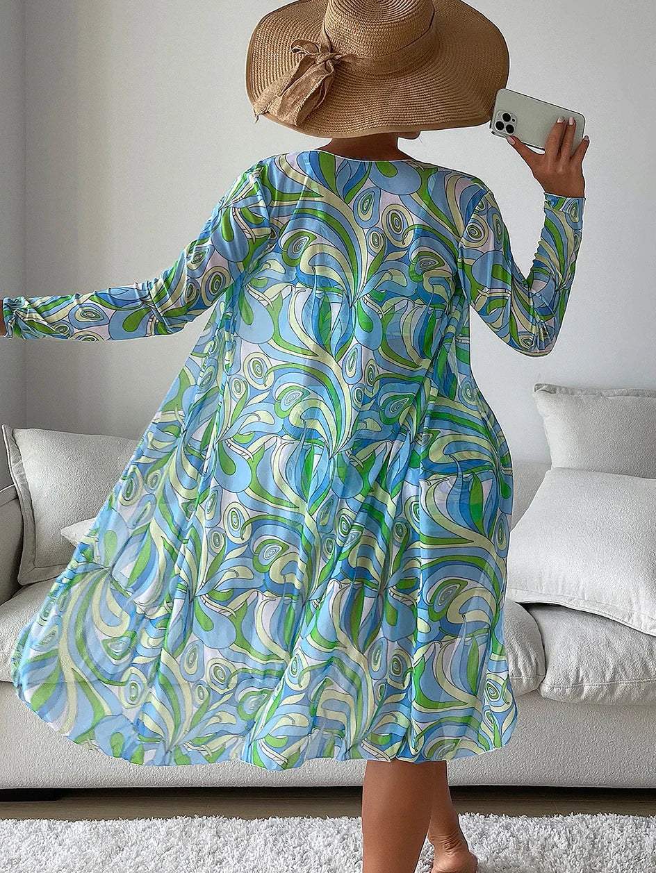 Liva | Kvinders Stilfulde Strandtøjssæt i Tre Dele