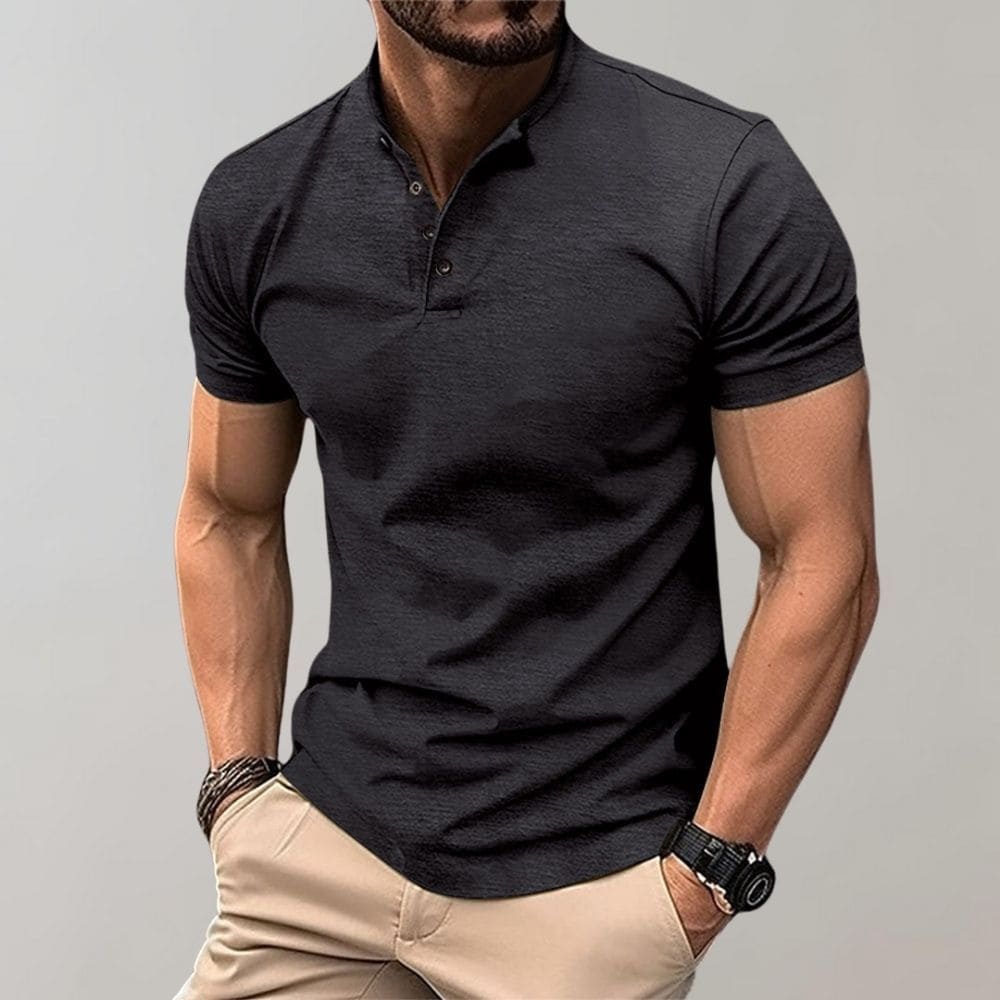 Elegant Herre Polo T-shirt i Casual Stil