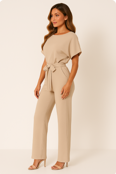 Elva | Jumpsuit med Flatterende Pasform