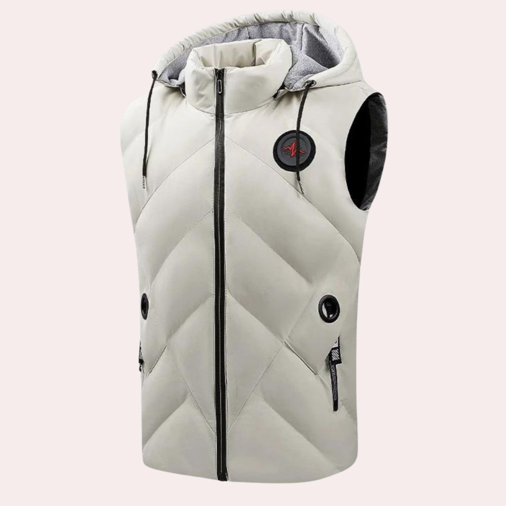 Henrik | Varm vest med hætte til mænd