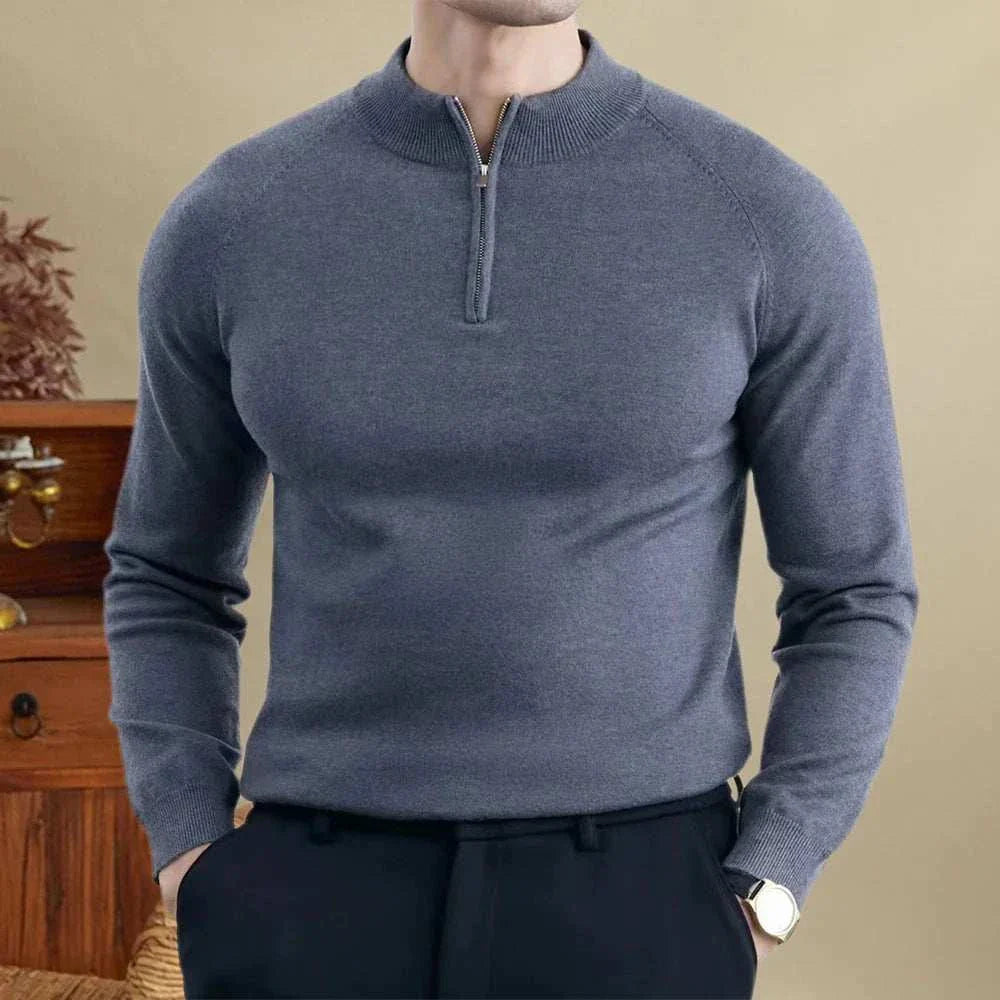Anders | Slim fit uldsweater til mænd
