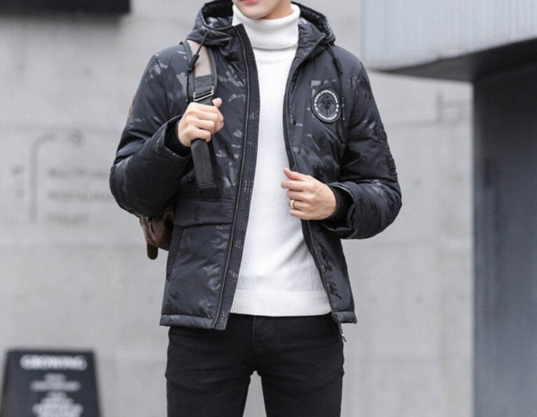 Søren | Camo vinterjakke til mænd