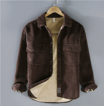 Jesper | Fløjlsjakke i varm stil til mænd