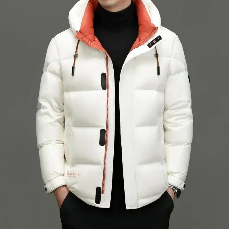 Christian | Vinterjakke med hætte til mænd