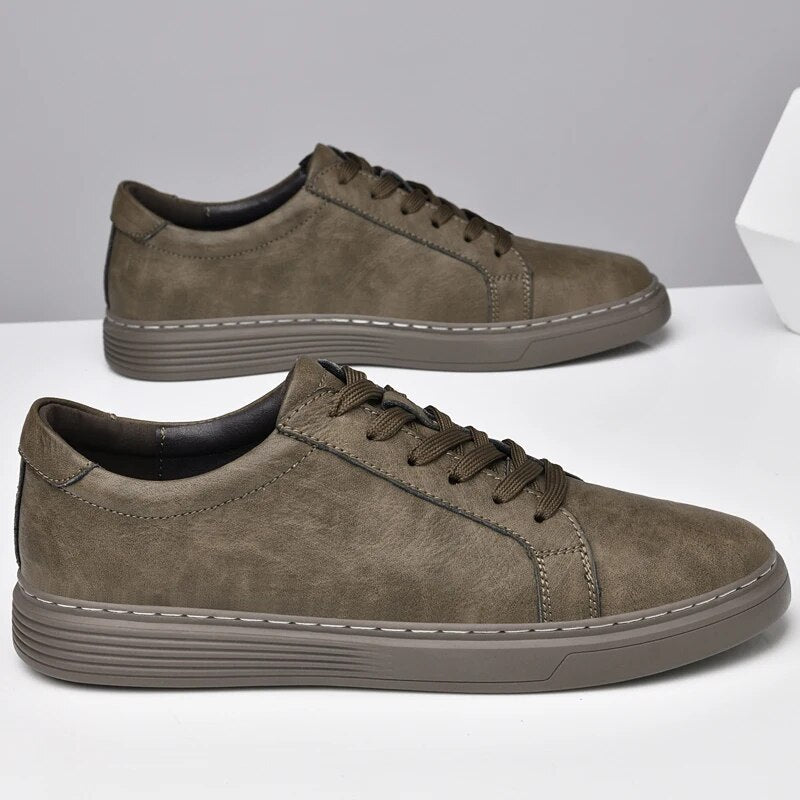 Ægte Læder Sko med Elegant Design